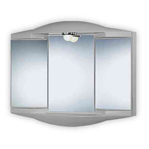 Sieper Chico GL Alufarben Spiegelschrank aus Kunststoff Maße (B/H/T) 62/52/18cm