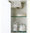 Jokey Numa LED Farbe Weiß Spiegelschrank MDF/Holz Maße (B/H/T) 58/59,5/14cm