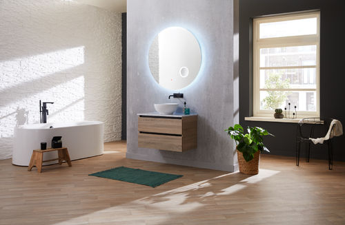 Thebalux Typ5 Badezimmer-Möbel 101cm Spiegel/Schrank/Waschtisch/Farbe wählbar